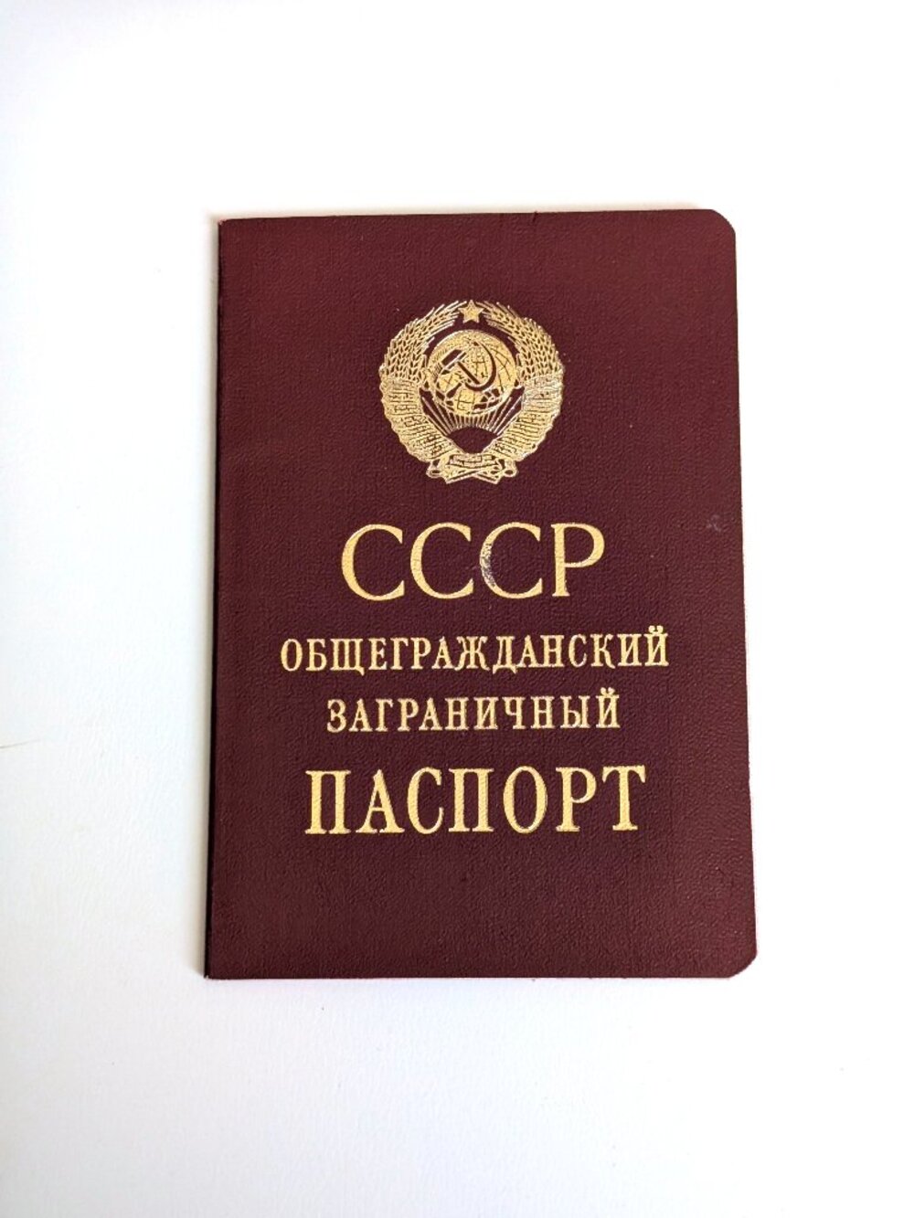 USSR Ministry of Foreign Affairs Russian Civil International Passport ID 1989
